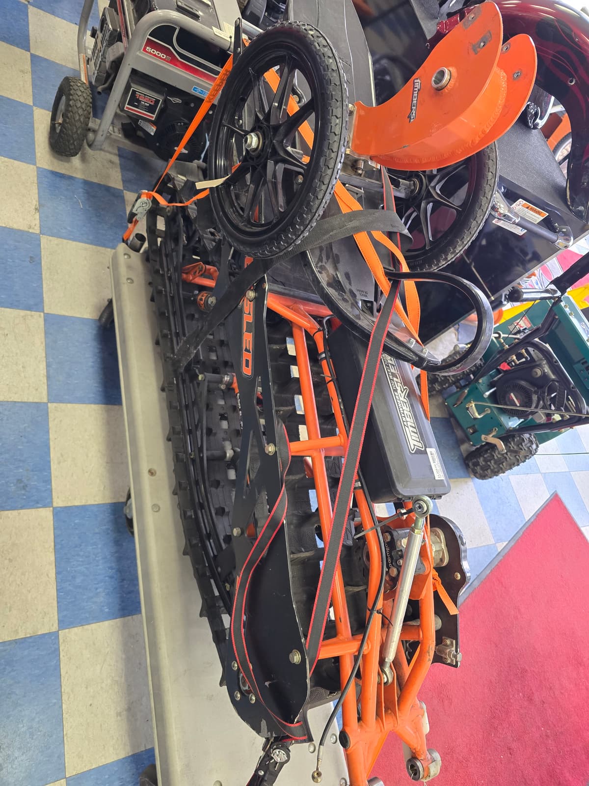 2016 Timbersled LE 120 Snowtrack Kit - Orange/Black 4